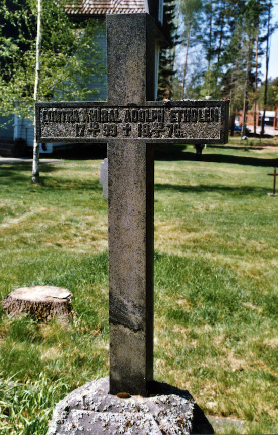 Adolph Etholén (Elimäki kyrkogård)