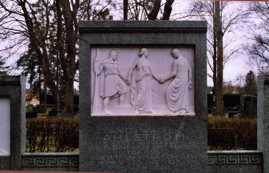 Walter Ahlström (Norrmarks kyrkogård)