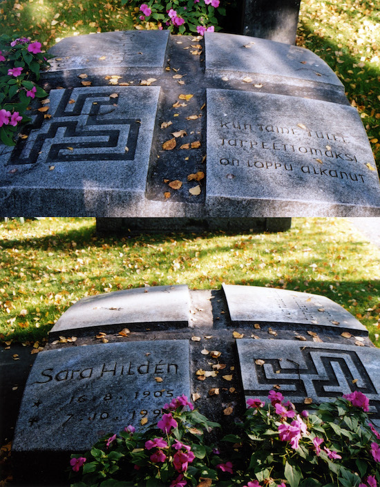 Sara Hildén (Tammerfors, Kalevankangas begravningsplats)