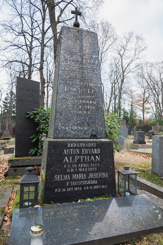 Anton Alfthan (Helsingfors, Sandudds gamla begravningsplats 9–25–)