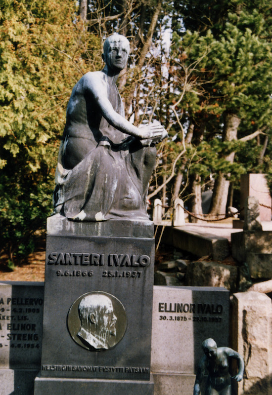 Santeri Ivalo ( Jansson) (Helsingfors, Sandudds gamla begravningsplats 22-1-)