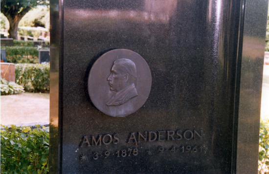 Amos Anderson (Kimito kyrkogård)