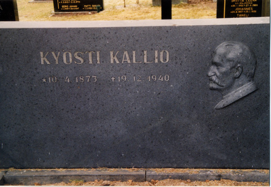 Kyösti Kallio (Nivala kyrkogård)