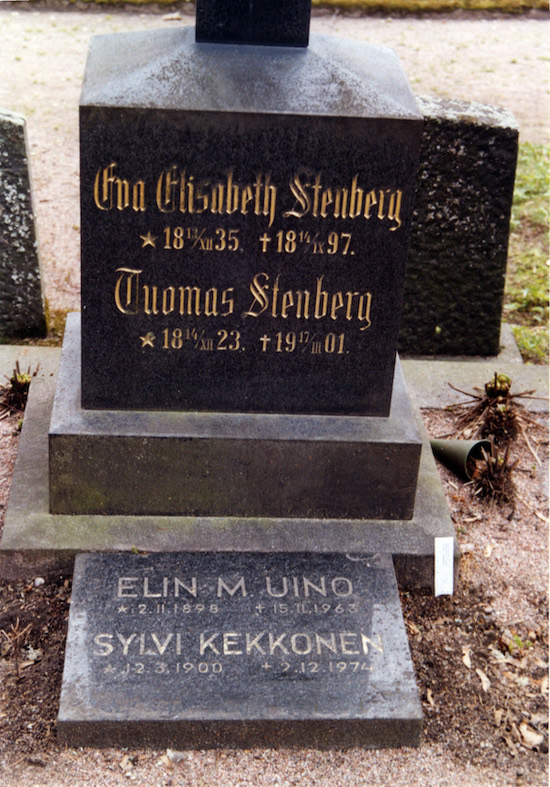 Sylvi Kekkonen (Helsingfors, Sandudds nya begravningsplats 18-2-20)