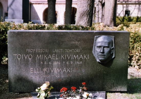 Toivo Mikael Kivimäki (Helsingfors, Sandudds nya begravningsplats 25-1-7)