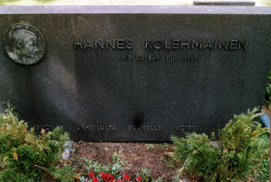Hannes Kolehmainen (Helsingfors, Brändö begravningsplats)