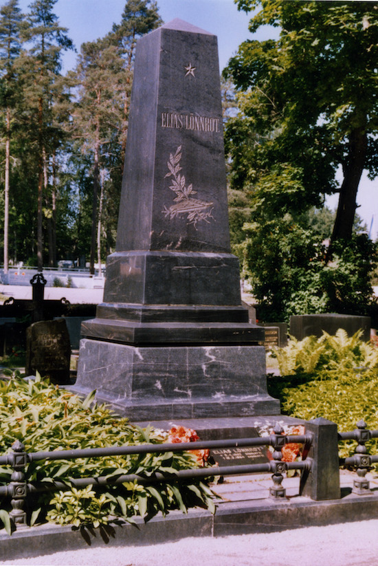 Elias Lönnrot (Sammatti kyrkogård)
