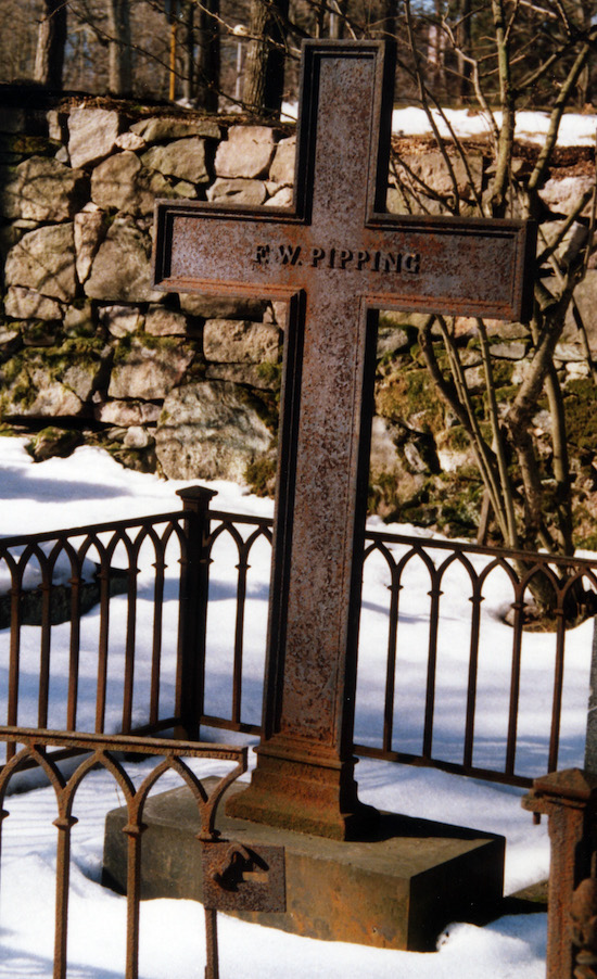 Fredrik Wilhelm Pipping (Helsingfors, Sandudds gamla begravningsplats 7–2–2)