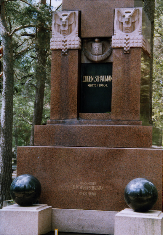 Eugen Schauman (Borgå, Näse begravningsplats)