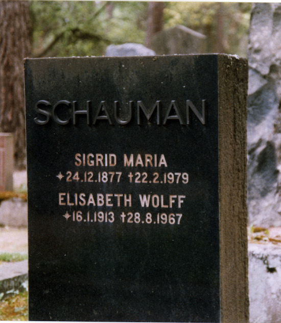 Sigrid Schauman (Borgå, Näse begravningsplats)