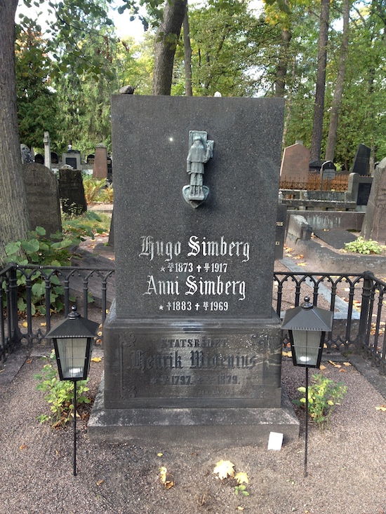 Hugo Simberg (Helsingfors, Sandudds gamla begravningsplats 3–1–1)
