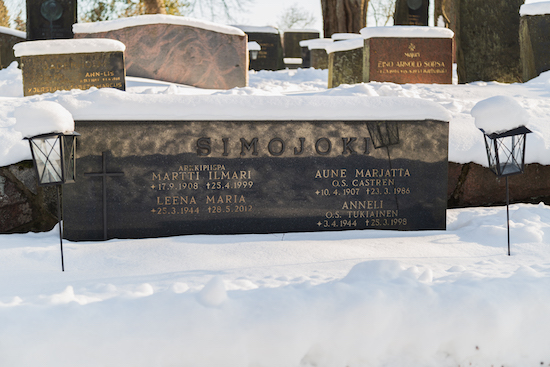 Martti Simojoki (Simelius) (Helsingfors, Sandudds nya begravningsplats 11–14–7)