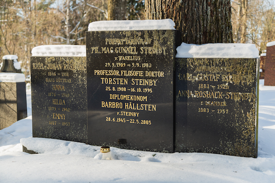 Torsten Steinby (Rosbäck) (Helsingfors, Sandudds nya begravningsplats 22–2–32)