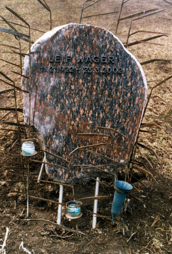 Leif Wager (Helsingfors, Sandudds gamla begravningsplats 21-T)