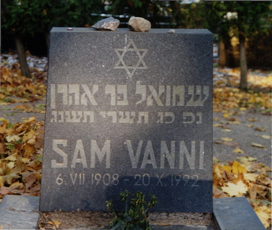 Sam Vanni (Besprosvanni) (Helsingfors Judiska begravningsplats)