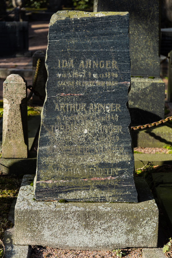 Martta Wendelin (Helsingfors, Sandudds nya begravningsplats 18–1–36)