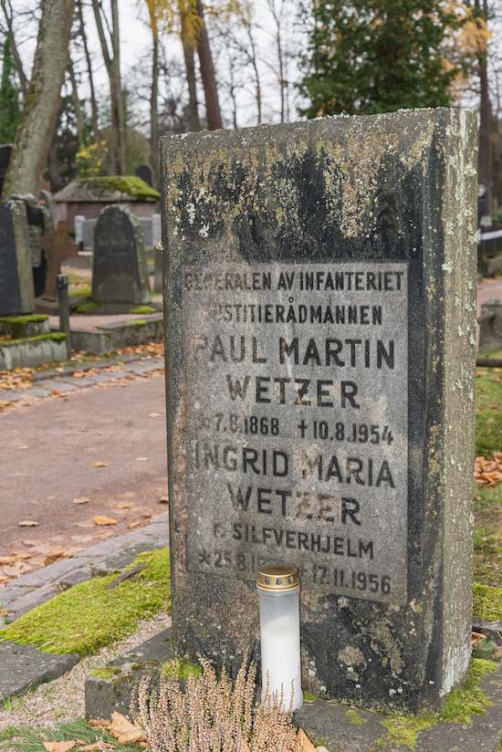 Martin Wetzer (Helsingfors, Sandudds gamla begravningsplats 9–12–)