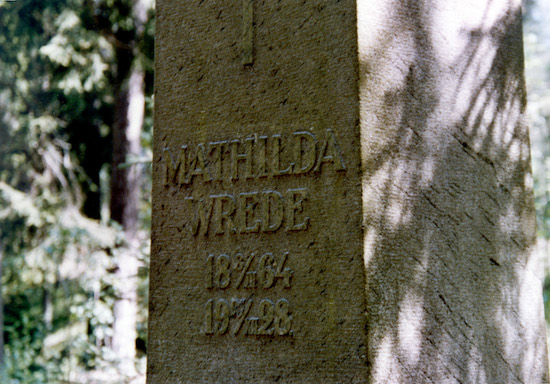 Mathilda Wrede (Anjalankoski, Kirkkovuori begravningsplats)