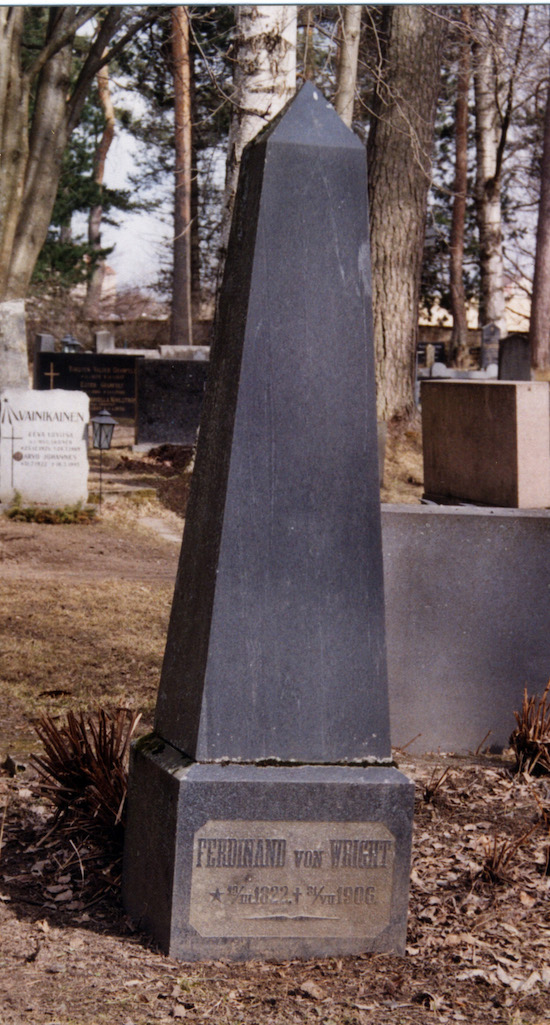 Ferdinand von Wright (Kuopio kyrkogård)
