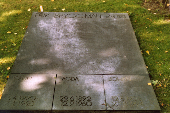 Erik Bryggman (Åbo, Skansen U 2-5-16-3)