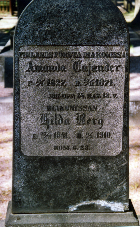 Amanda Cajander (Helsingfors, Sandudds gamla begravningsplats 20-8-)