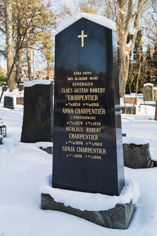 Claes Charpentier (Helsingfors, Sandudds nya begravningsplats 22-9-13)