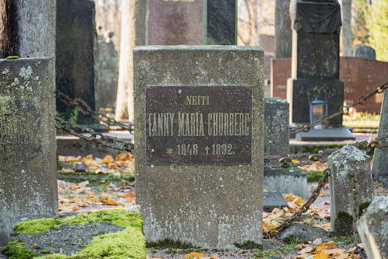 Fanny Churberg (Helsingfors, Sandudds gamla begravningsplats 9–3–4)